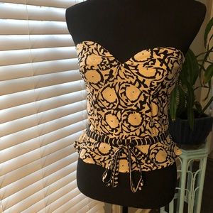 Silk Corset Top